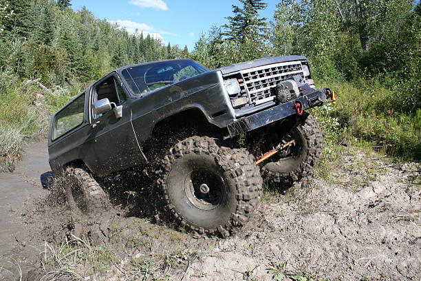 4X4 Driving in mud.